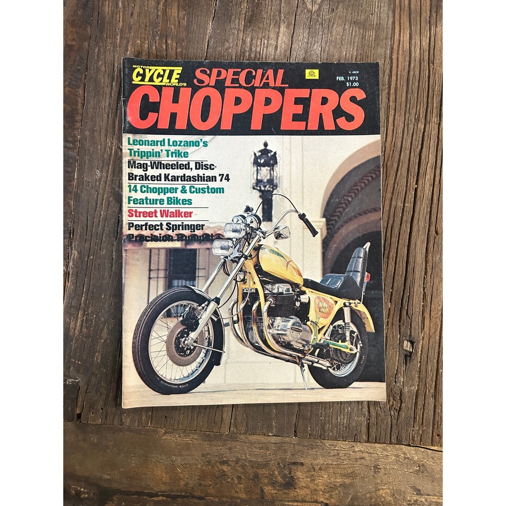 Motorcycle Worlds Special Choppers February 73 Vintage Chopper Builder Magazine
